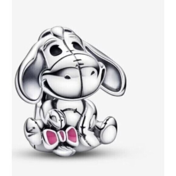 Disney Winnie the Pooh Eeyore Charm, Charms for Pandora Bracelet S925 Silver - Picture 1 of 5